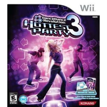 Wii - Dance Dance Revolution Hottest Party 3 w/ Dance Pad