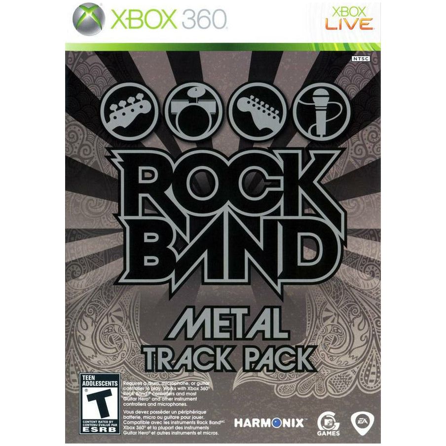 XBOX 360 - Rock Band Metal Track Pack