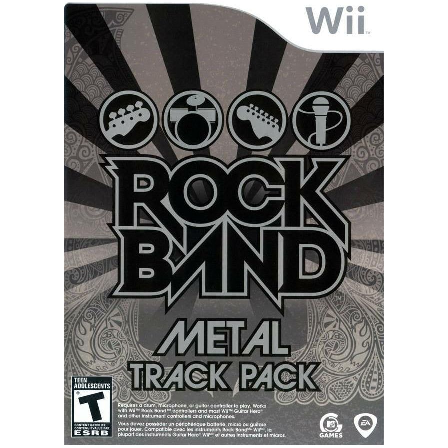 Wii - Rock Band Metal Track Pack