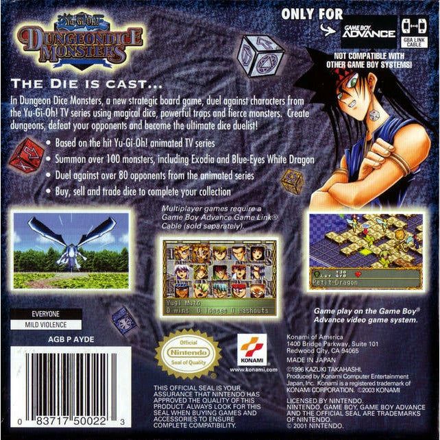 GBA - Yu-Gi-Oh Dungeon Dice Monsters (Cartridge Only)