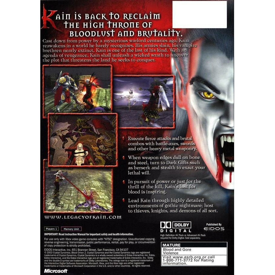 XBOX - Legacy Of Kain Blood Omen 2