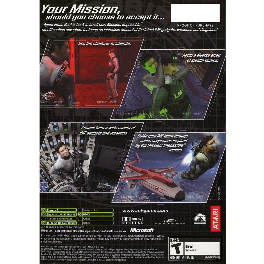 XBOX - Mission Impossible - Operation Surma