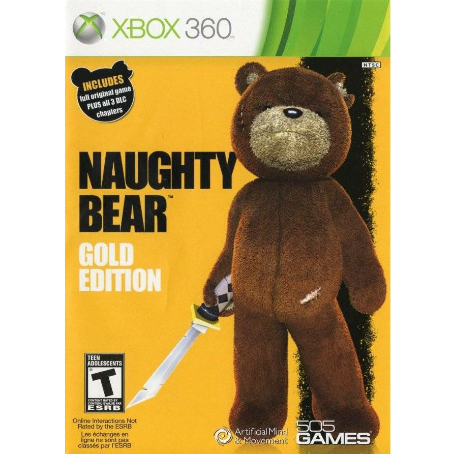 XBOX 360 - Naughty Bear Édition Or
