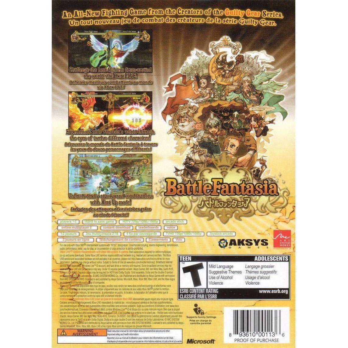 XBOX 360 - Bataille Fantasia