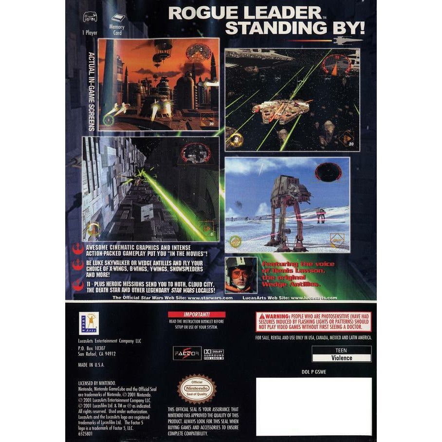 GameCube - Star Wars Rogue Leader: Rogue Squadron II