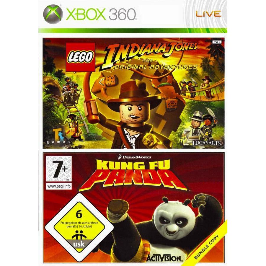 XBOX 360 - Lego Indiana Jones and Kung Fu Panda