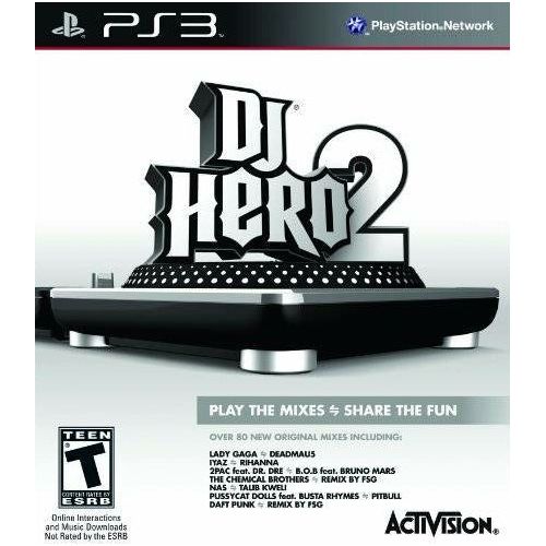 PS3 - DJ Hero 2 (Game Only)