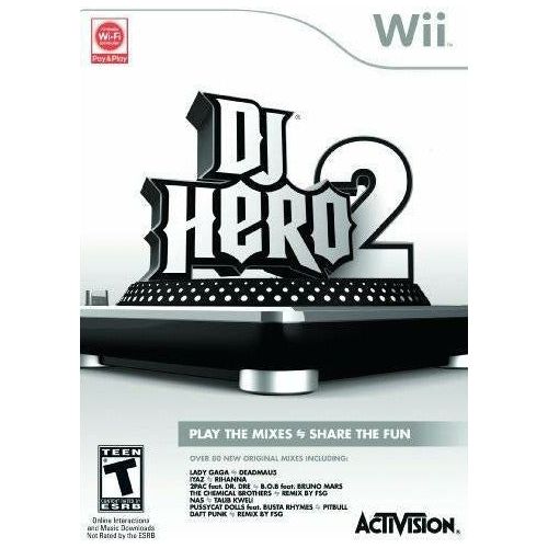 Wii - DJ Hero 2 (jeu uniquement)