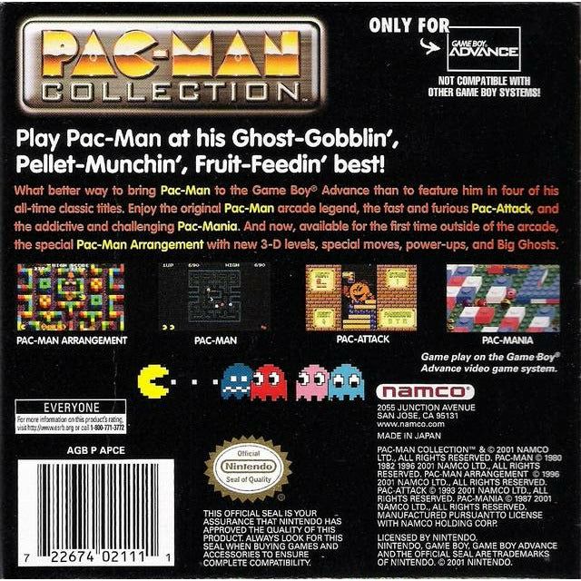 GBA - Pac-Man Collection (Cartridge Only)