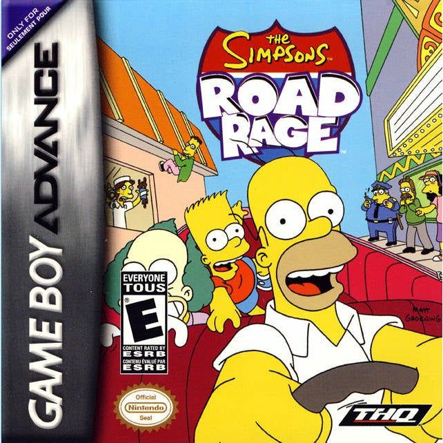 GBA - The Simpsons Road Rage (cartouche uniquement)