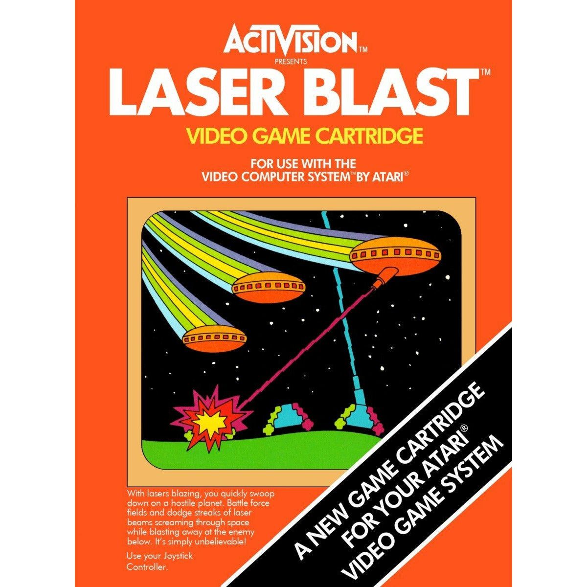Atari 2600 - Laser Blast (cartouche uniquement)