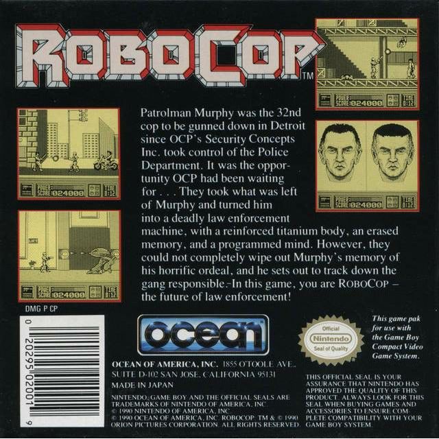 GB - Robocop (Cartridge Only)