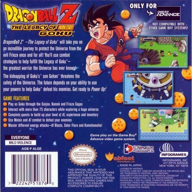 GBA - Dragon Ball Z: The Legacy of Goku (Cartridge Only)