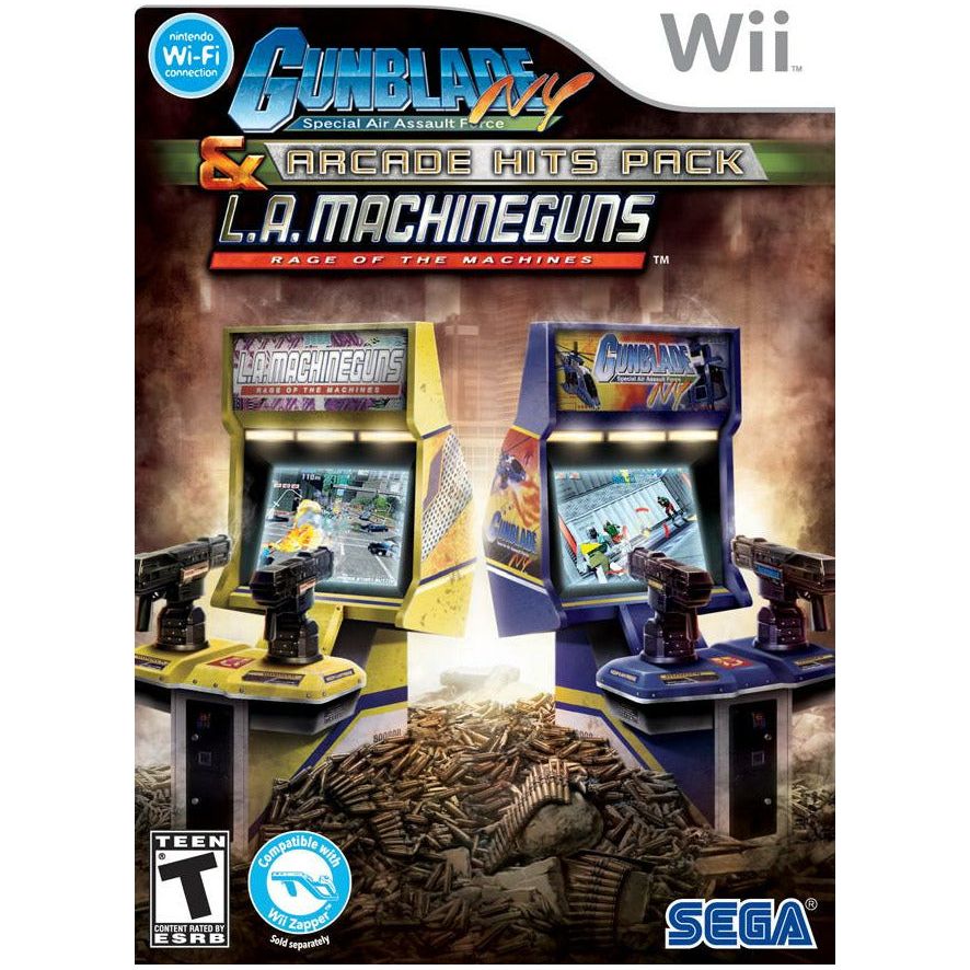 Wii - Pack de hits Arcade Gunblade NY et LA Machineguns