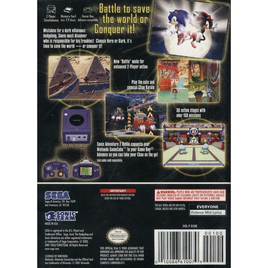GameCube - Sonic Adventure 2 Bataille