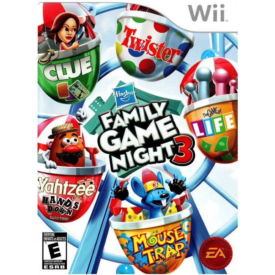 Wii - Soirée de jeux en famille Hasbro 3
