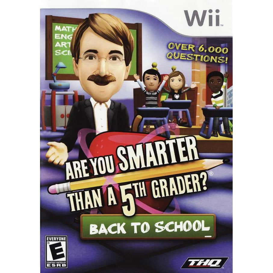 Wii - Are You Smarter Than a 5th Grader? Back to School