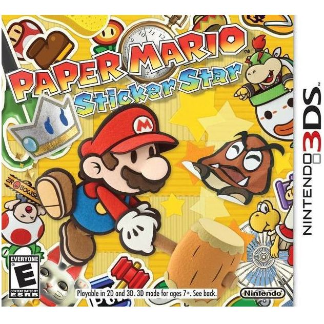 3DS - Paper Mario Sticker Star (In Case)