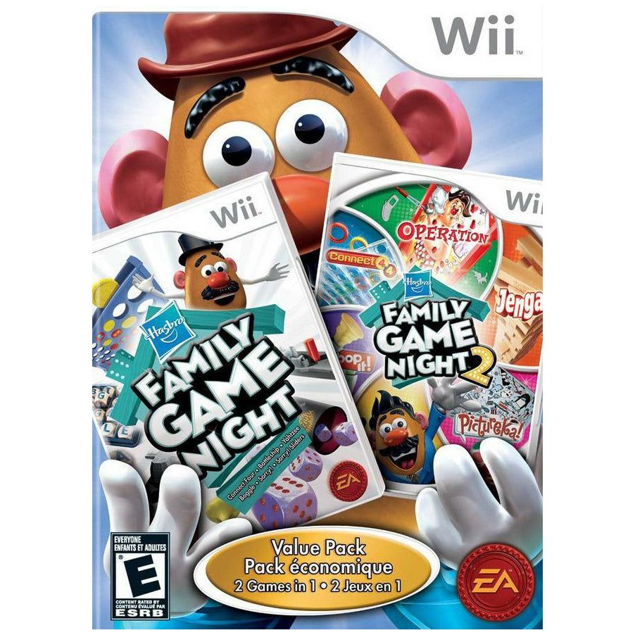 Wii - Pack économique Hasbro Family Game Night 1 et 2