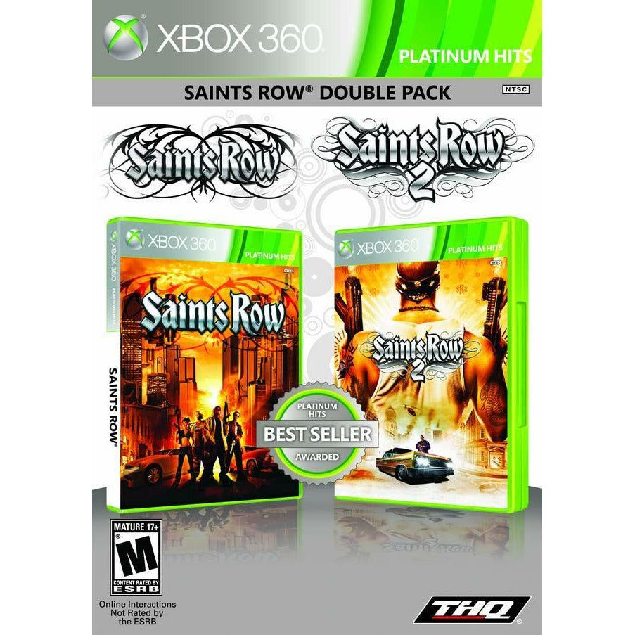XBOX 360 - Saints Row - Double Pack (Platinum Hits)
