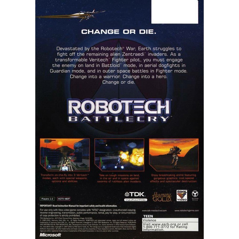 XBOX - Robotech Battlecry