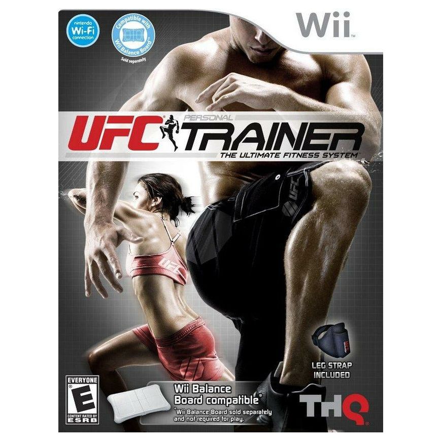 Wii - UFC Personal Trainer The Ultimate Fitness System CIB With Leg Strap