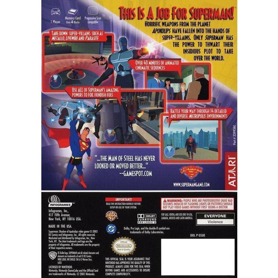 GameCube - Superman L'Ombre d'Apokolips