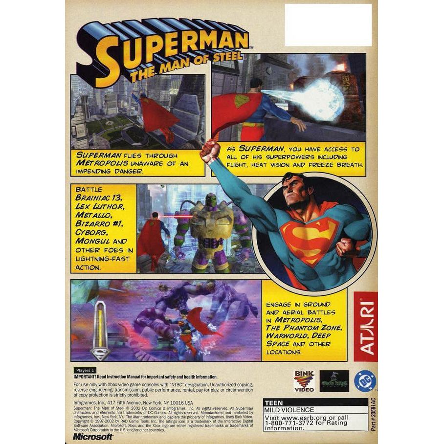 XBOX - Superman L'Homme d'Acier