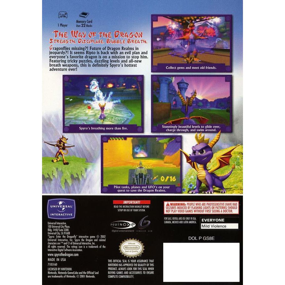 GameCube - Spyro Enter the Dragonfly
