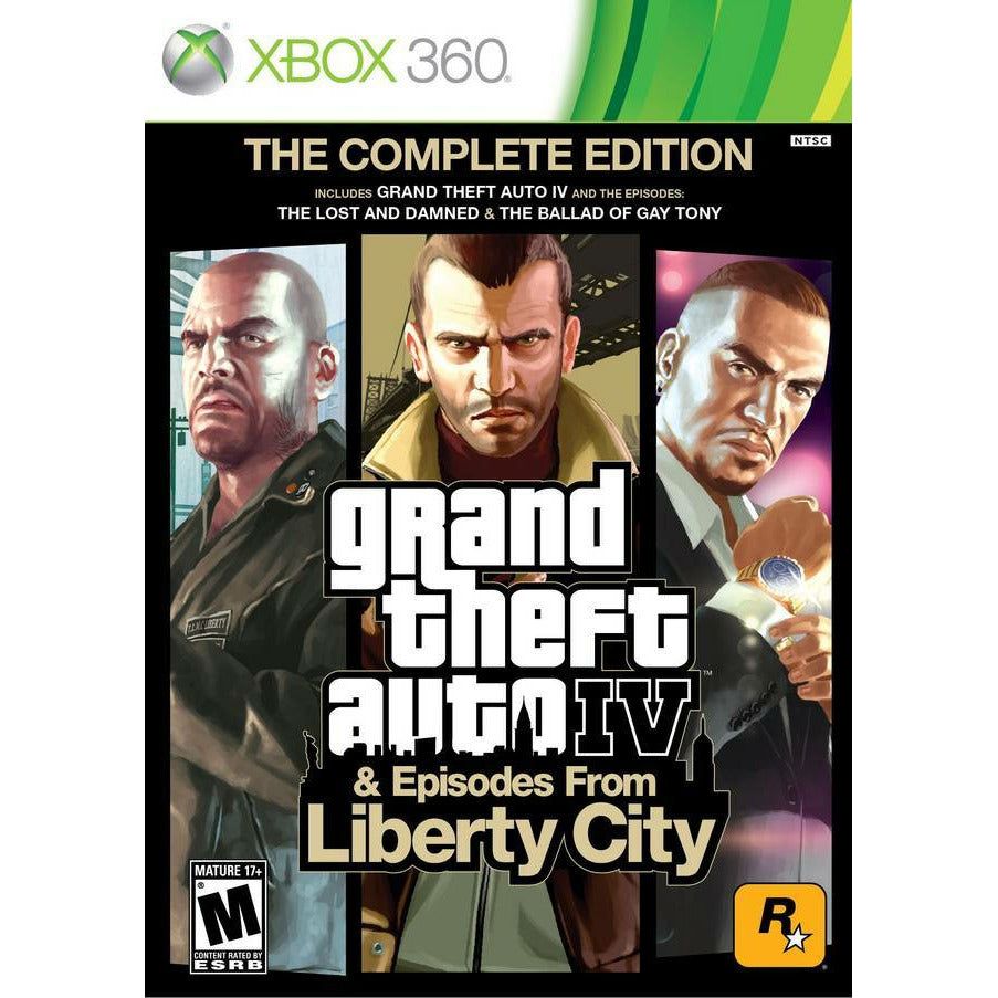 XBOX 360 - Grand Theft Auto IV et épisodes de Liberty City (l'édition complète)
