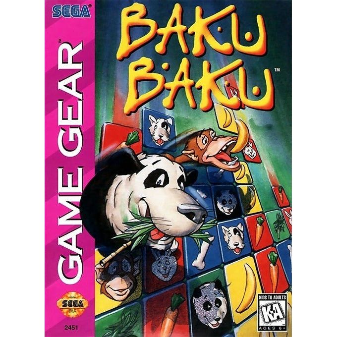 GameGear - Baku Baku (Sealed) (In Box)