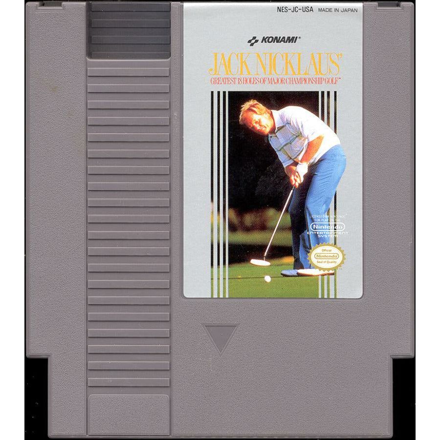 NES - Jack Nicklaus Les plus grands 18 trous du championnat majeur de golf (cartouche uniquement)