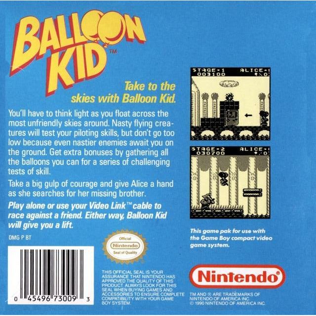 GB - Balloon Kid (Cartridge Only)