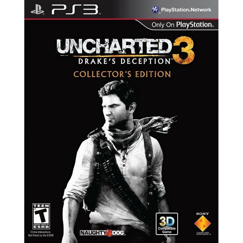 PS3 - Uncharted 3 Drake's Deception Edition Collector (boîtier en acier uniquement)