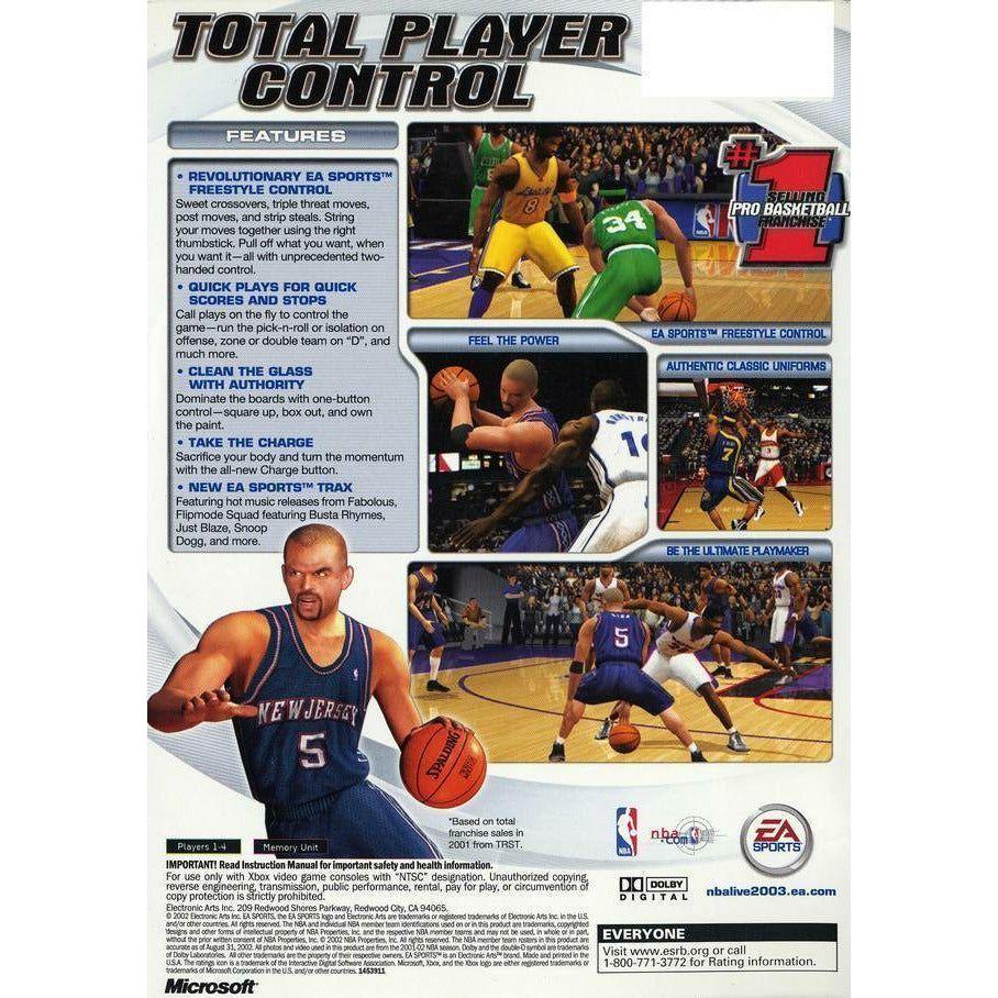 XBOX NBA Live 2003 - Main Image
