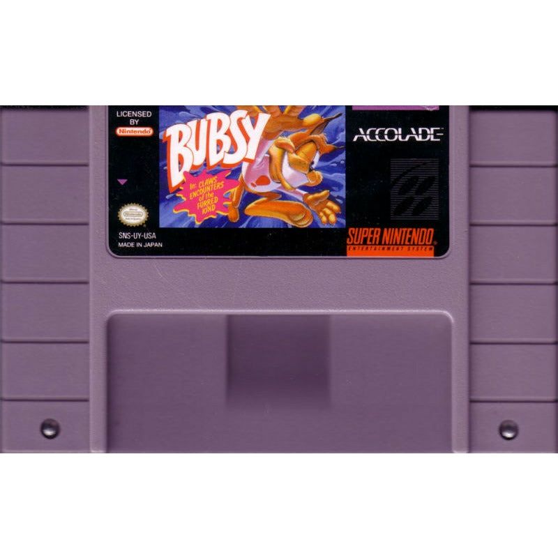SNES - Bubsy In: Claws Encounters of the Furred Kind (Cartridge Only)