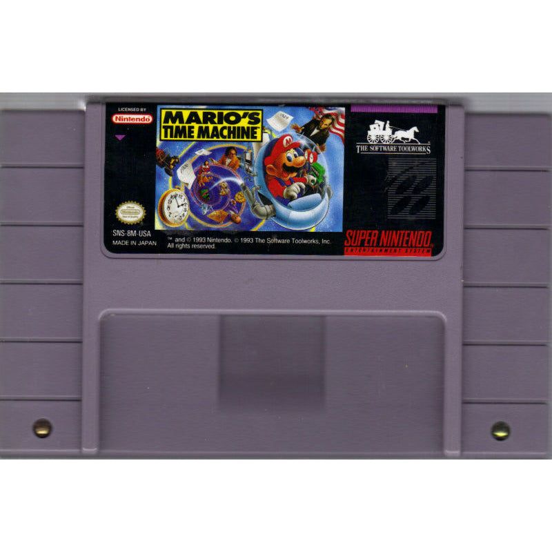 SNES - Mario's Time Machine (Cartridge Only)