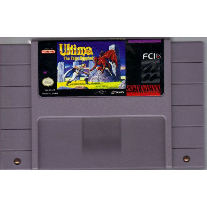 SNES - Ultima Le Faux Prophète (Cartouche uniquement)