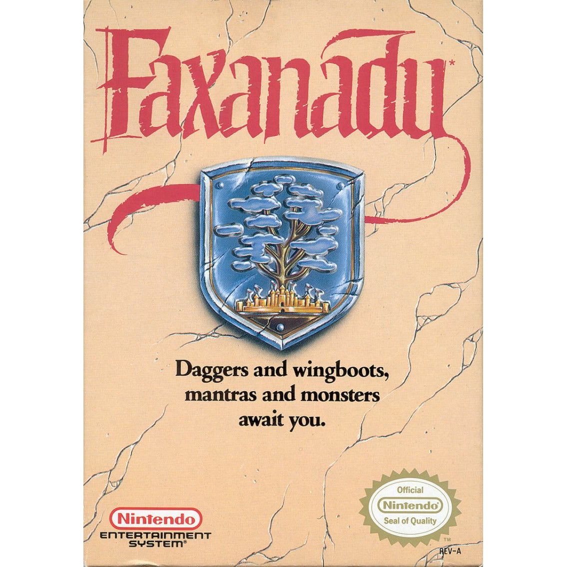 NES - Faxanadu (complet en boîte)
