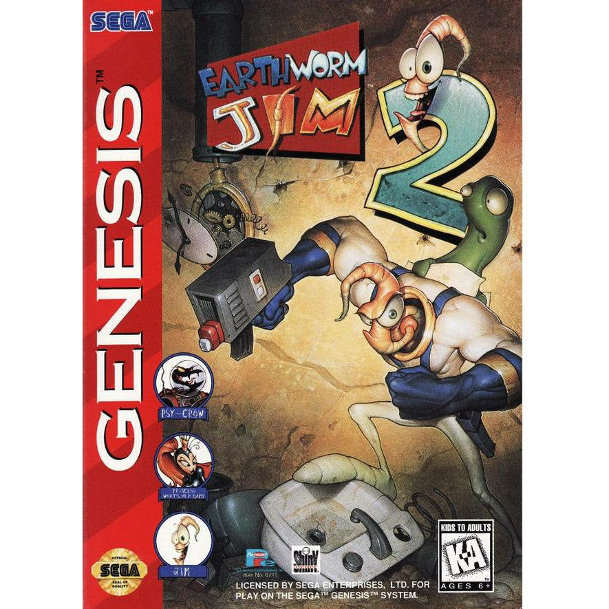 Genesis - Earthworm Jim 2 (In Case)