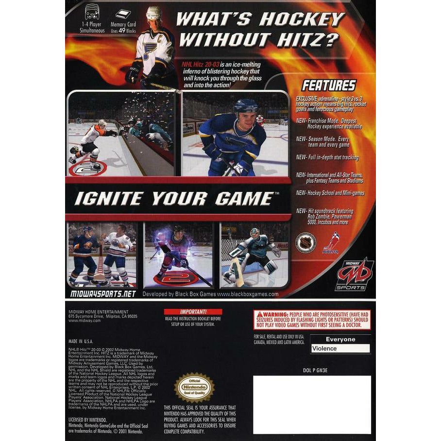 GameCube - NHL Hitz 2003