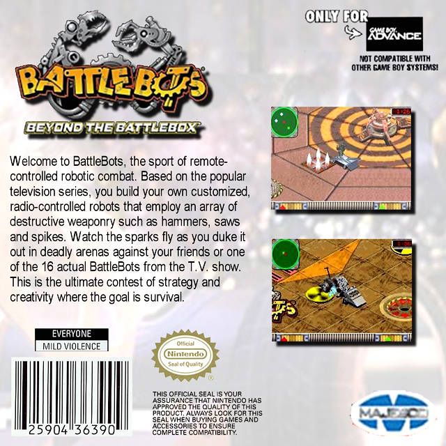 GBA - Battlebots au-delà de la Battlebox