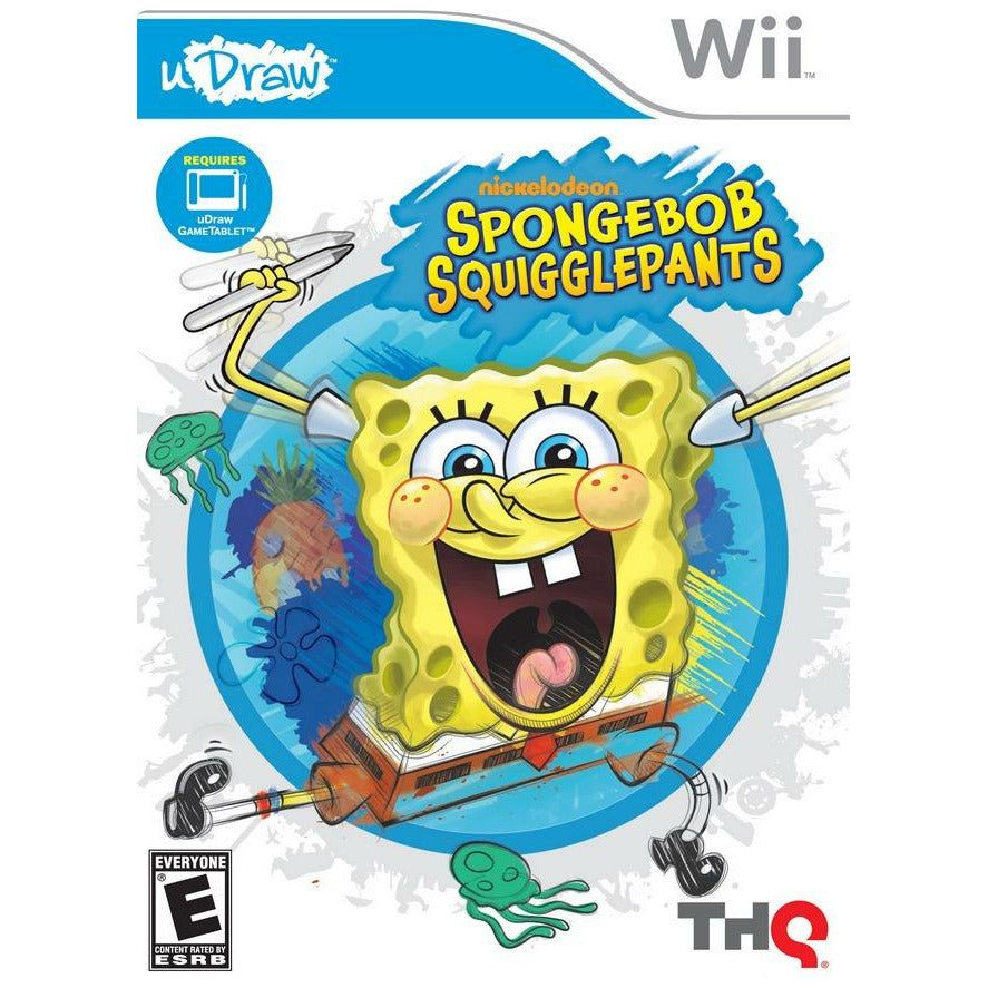 Wii - U Draw - Bob l'éponge Squigglepants