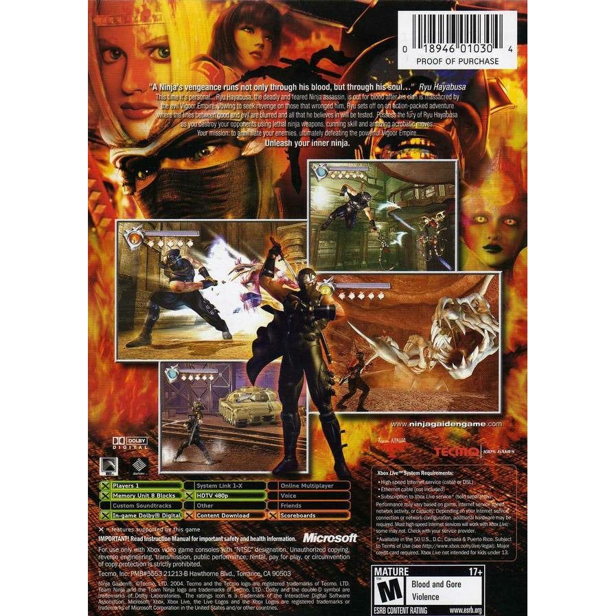XBOX - Ninja Gaiden (2004)