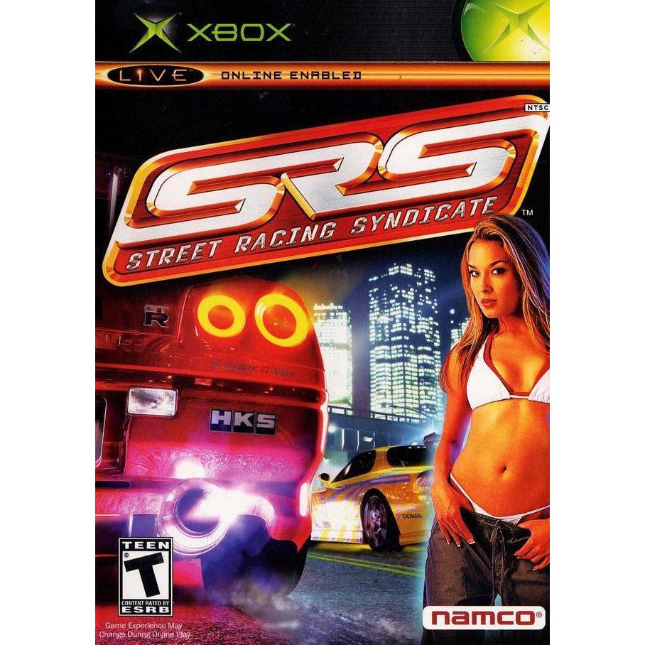 XBOX - SRS : Street Racing Syndicate (Couverture imprimée)