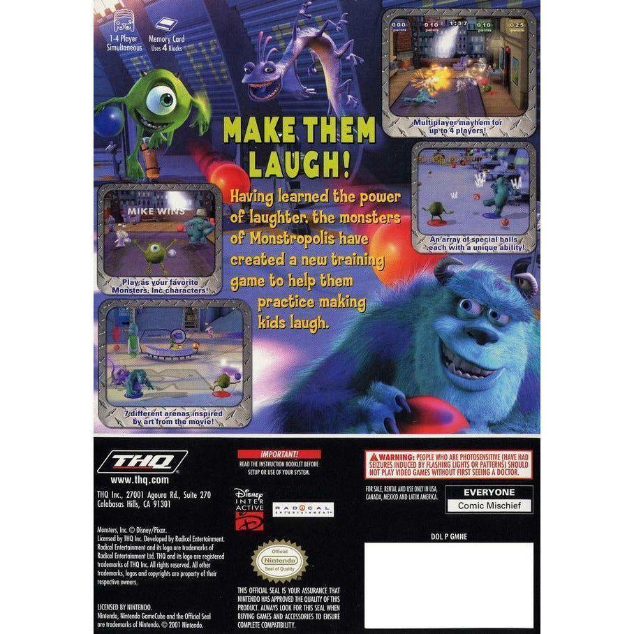 monsters inc scream arena GameCube