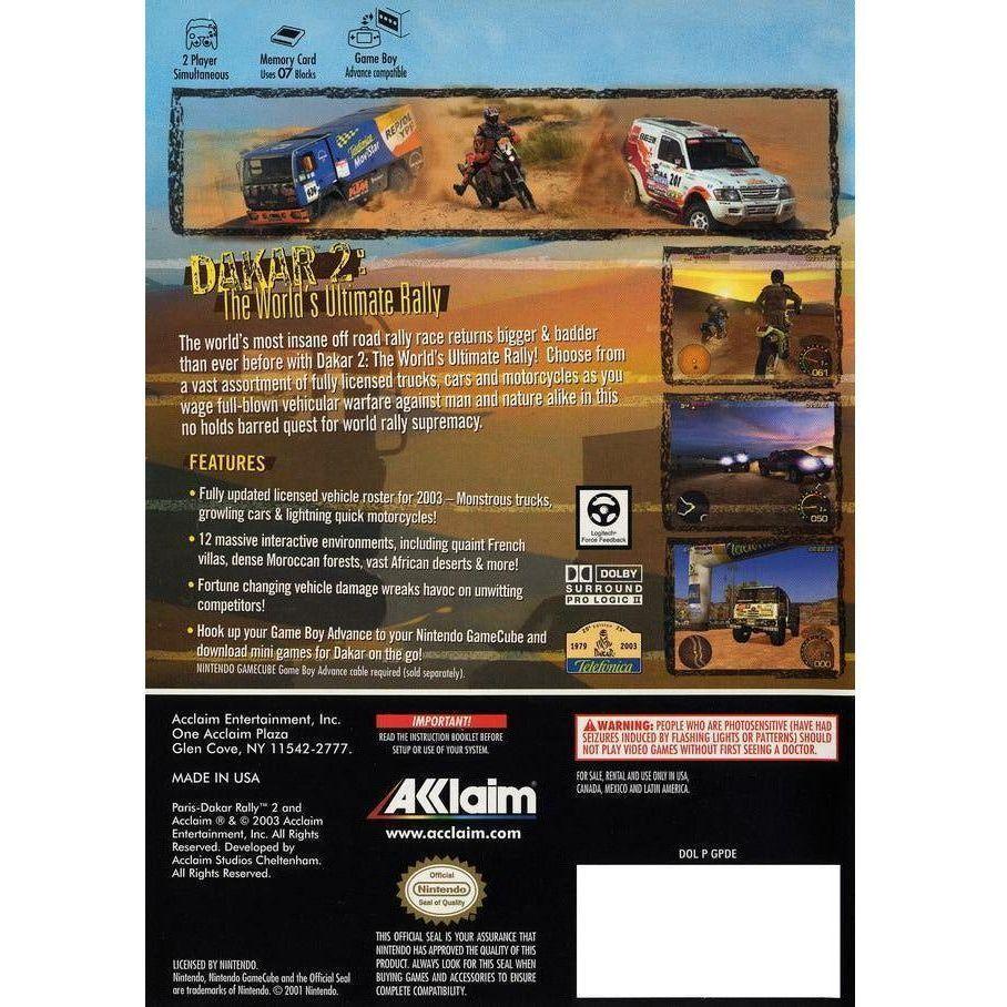 GameCube - Dakar 2 The World's Ultimate Rally