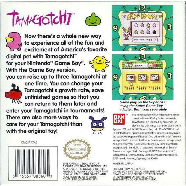 GB - Tamagotchi (cartouche uniquement)