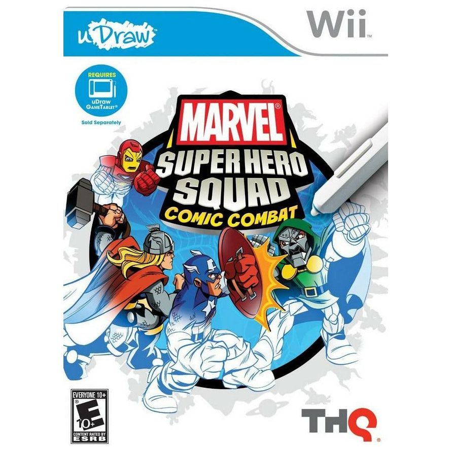 Wii - U Draw Marvel Super Hero Squad Combat comique