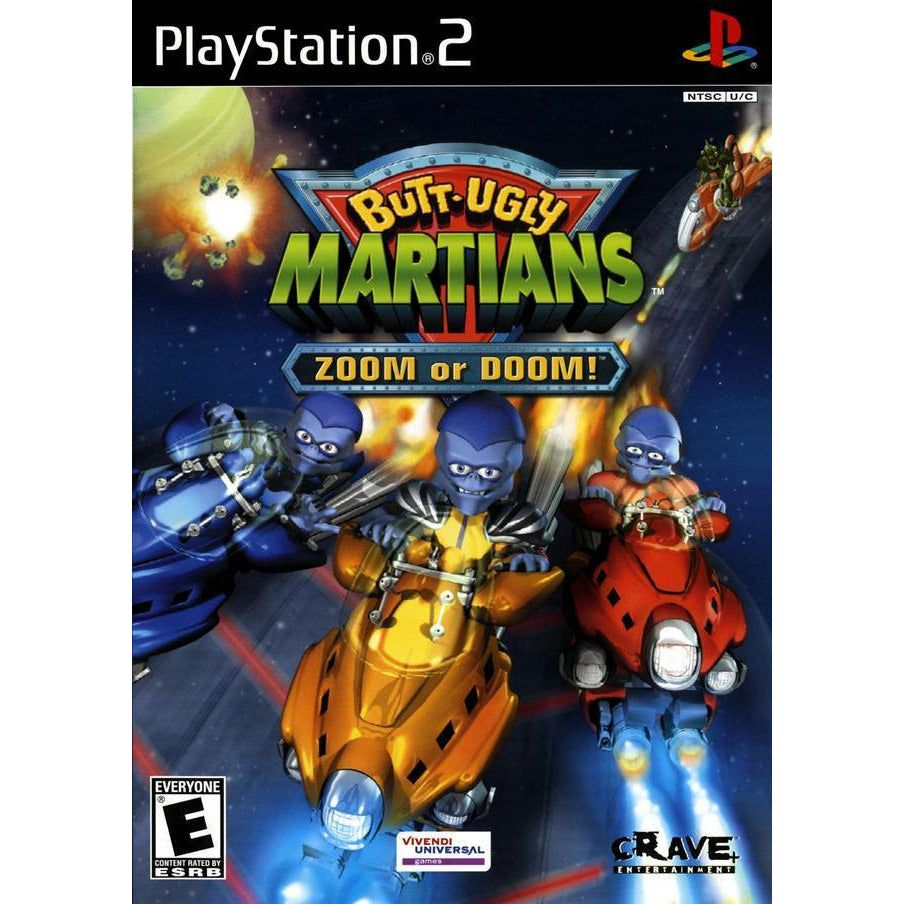 PS2 - Butt Ugly Martians Zoom or Doom